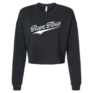 Rope Flow Cropped Pullover Crew