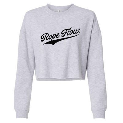 Rope Flow Cropped Pullover Crew