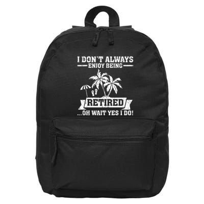 Retired Funny Retiree Funny Retirement Party 16 in Basic Backpack