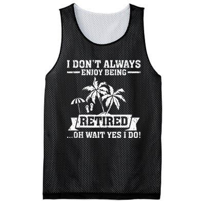 Retired Funny Retiree Funny Retirement Party Mesh Reversible Basketball Jersey Tank