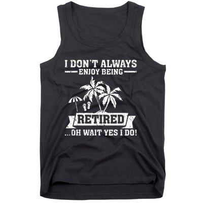 Retired Funny Retiree Funny Retirement Party Tank Top