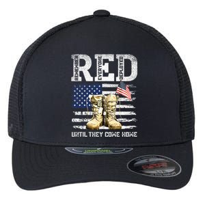 RED Friday Remember Everyone Deployed Every Friday Veterans Flexfit Unipanel Trucker Cap