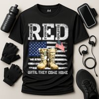 RED Friday Remember Everyone Deployed Every Friday Veterans Performance Shirt