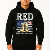 RED Friday Remember Everyone Deployed Every Friday Veterans Hoodie