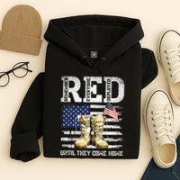 RED Friday Remember Everyone Deployed Every Friday Veterans Hoodie