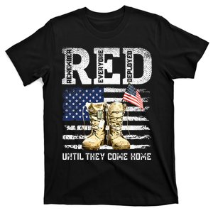 RED Friday Remember Everyone Deployed Every Friday Veterans T-Shirt