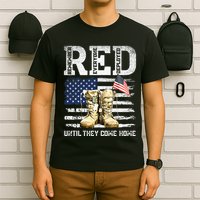 RED Friday Remember Everyone Deployed Every Friday Veterans T-Shirt