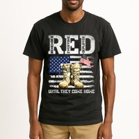 RED Friday Remember Everyone Deployed Every Friday Veterans Tall T-Shirt