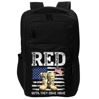 RED Friday Remember Everyone Deployed Every Friday Veterans Impact Tech Backpack