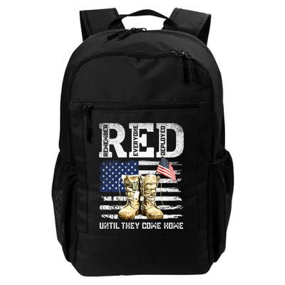 RED Friday Remember Everyone Deployed Every Friday Veterans Backpack