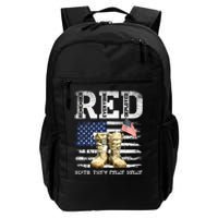 RED Friday Remember Everyone Deployed Every Friday Veterans Daily Commute Backpack