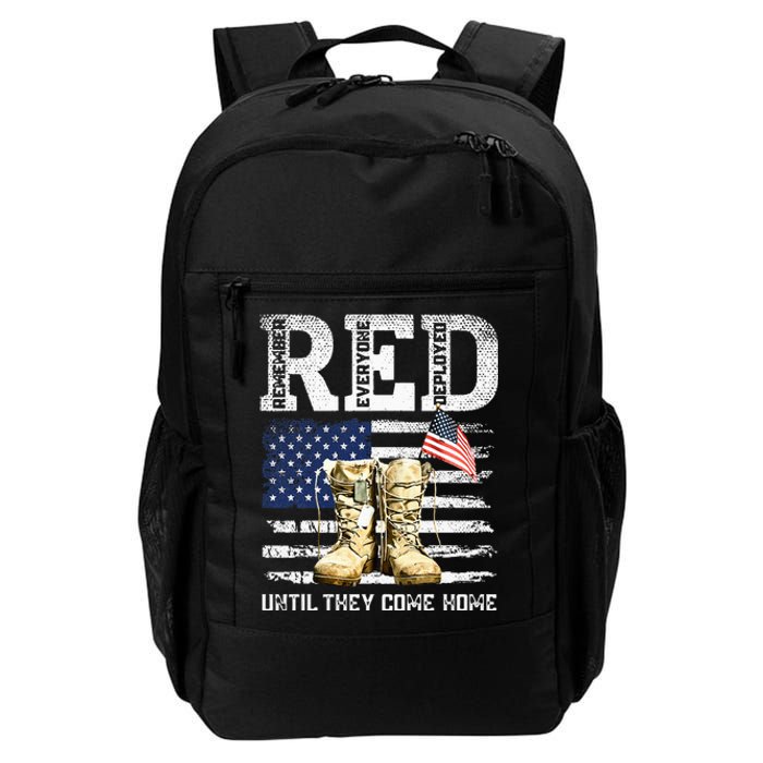 RED Friday Remember Everyone Deployed Every Friday Veterans Daily Commute Backpack