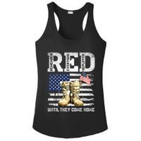 RED Friday Remember Everyone Deployed Every Friday Veterans Ladies PosiCharge Competitor Racerback Tank