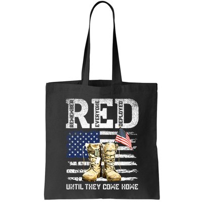 RED Friday Remember Everyone Deployed Every Friday Veterans Bag