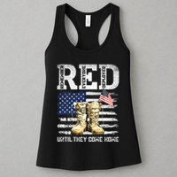 RED Friday Remember Everyone Deployed Every Friday Veterans Womens Tank Top
