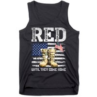 RED Friday Remember Everyone Deployed Every Friday Veterans Tank Top