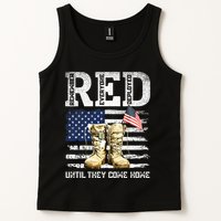 RED Friday Remember Everyone Deployed Every Friday Veterans Tank Top