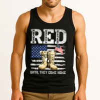 RED Friday Remember Everyone Deployed Every Friday Veterans Tank Top