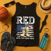 RED Friday Remember Everyone Deployed Every Friday Veterans Tank Top