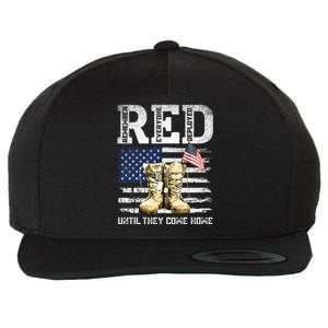 RED Friday Remember Everyone Deployed Every Friday Veterans Wool Snapback Cap