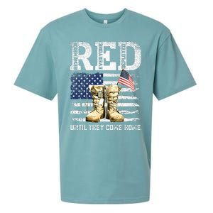 RED Friday Remember Everyone Deployed Every Friday Veterans Sueded Cloud Jersey T-Shirt