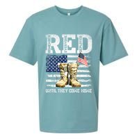 RED Friday Remember Everyone Deployed Every Friday Veterans Sueded Cloud Jersey T-Shirt