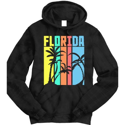 Retro Florida Tie Dye Hoodie