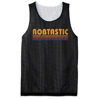 Robtastic Funny Retro First Name Rob Robert Mesh Reversible Basketball Jersey Tank