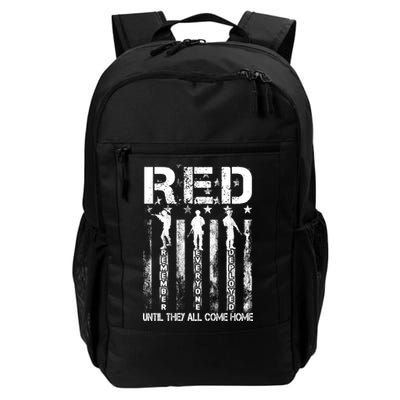 Red Friday Remember Everyone Deployed Backpack