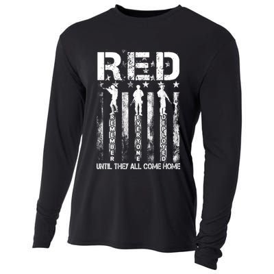 Red Friday Remember Everyone Deployed Cooling Performance Long Sleeve Crew