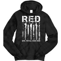 Red Friday Remember Everyone Deployed Tie Dye Hoodie
