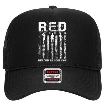 Red Friday Remember Everyone Deployed Trucker Hat