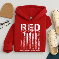 Red Friday Remember Everyone Deployed Hoodie
