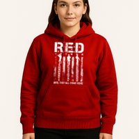 Red Friday Remember Everyone Deployed Hoodie