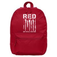 Red Friday Remember Everyone Deployed 16 in Basic Backpack