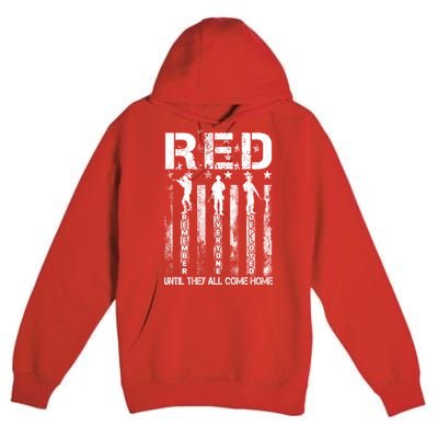 Red Friday Remember Everyone Deployed Premium Pullover Hoodie