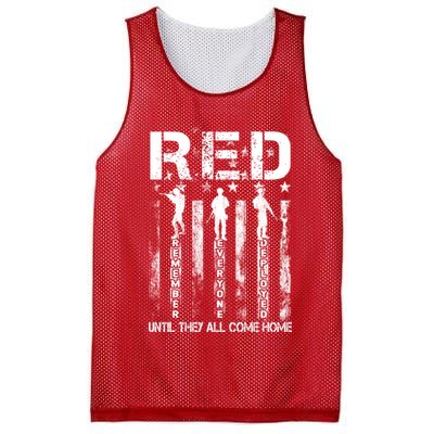 Red Friday Remember Everyone Deployed Mesh Reversible Basketball Jersey Tank
