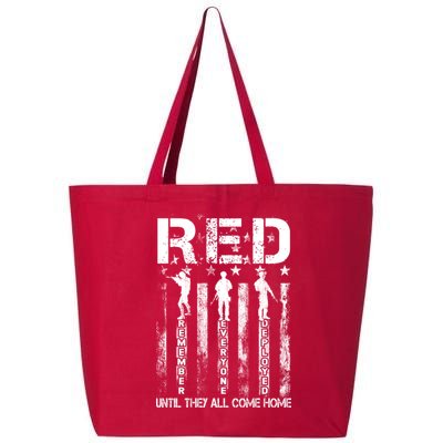 Red Friday Remember Everyone Deployed 25L Jumbo Tote