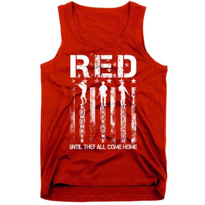 Red Friday Remember Everyone Deployed Tank Top