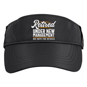 RetiredS Funny Retirement Retired Dad Retirement Adult Drive Performance Visor