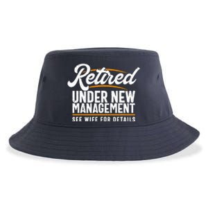 RetiredS Funny Retirement Retired Dad Retirement Sustainable Bucket Hat