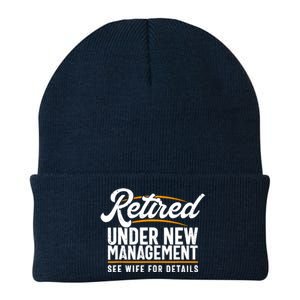 RetiredS Funny Retirement Retired Dad Retirement Knit Cap Winter Beanie