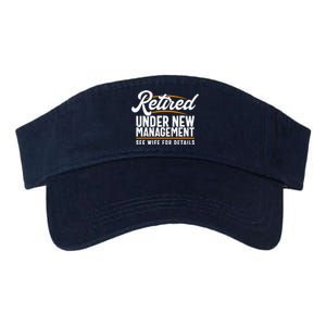 RetiredS Funny Retirement Retired Dad Retirement Valucap Bio-Washed Visor