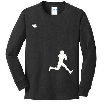 Receiver Football Kids Long Sleeve Shirt