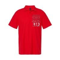 Red Friday Remember The Deployed Military Troops Poem Softstyle Adult Sport Polo