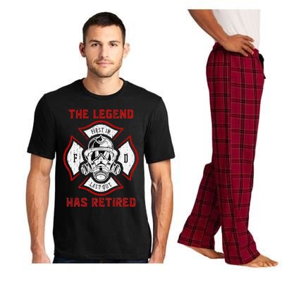 Retired Fireman Retirement Proud Firefighter Pajama Set