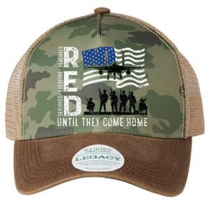 Red Friday Remember Everyone Deployed Until Come Legacy Tie Dye Trucker Hat