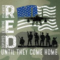 Red Friday Remember Everyone Deployed Until Come Legacy Tie Dye Trucker Hat