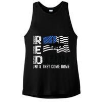Red Friday Remember Everyone Deployed Until Come Ladies PosiCharge Tri-Blend Wicking Tank