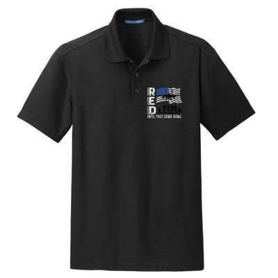 Red Friday Remember Everyone Deployed Until Come Dry Zone Grid Polo